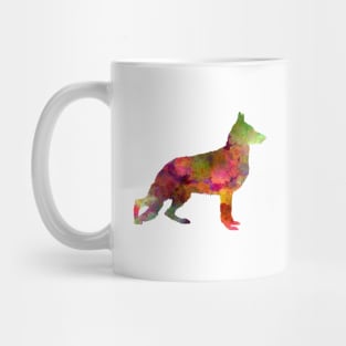 German Sherpherd dog  watercolor Mug